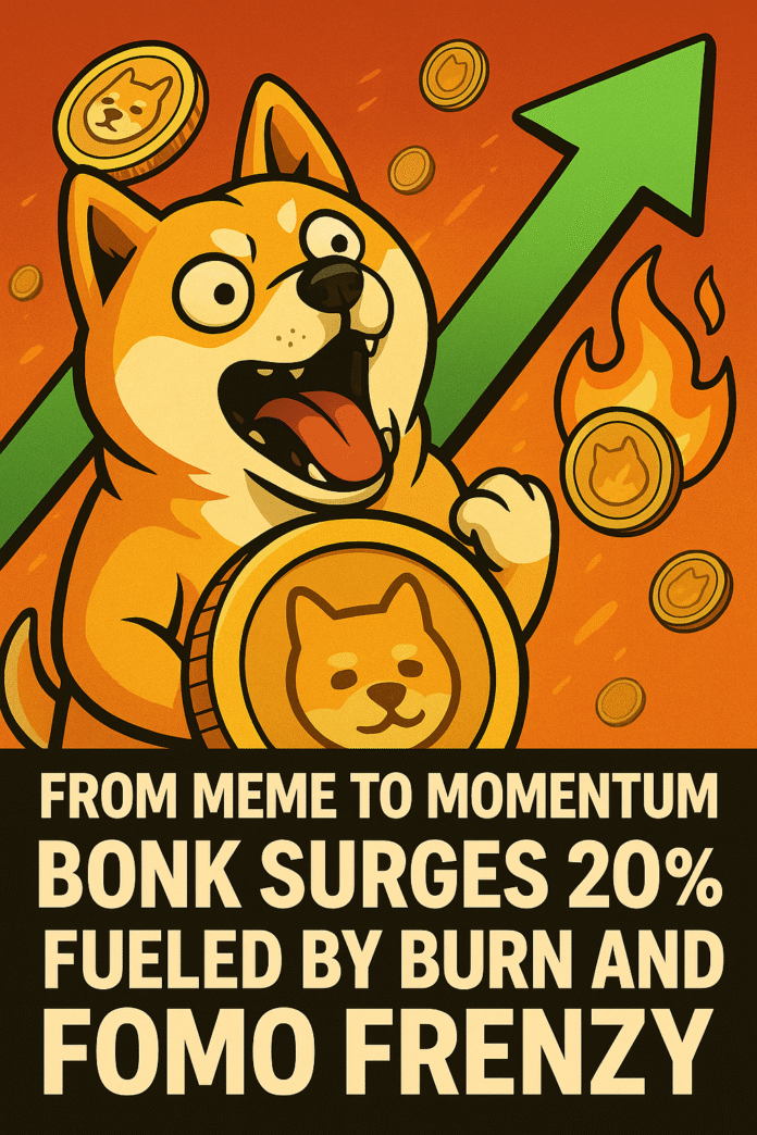 BONK Surges 20%
